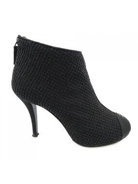 Chanel Bottines Shoes Black 39